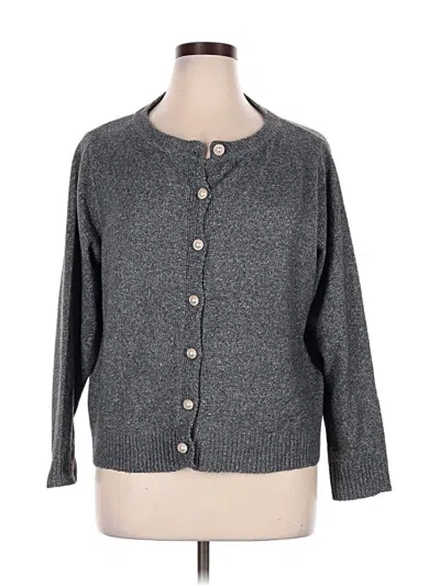 Pre-owned Shein Curve Cardigan Sweater In Gray
