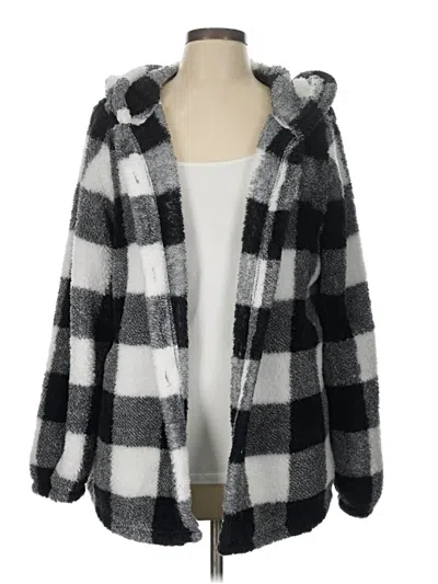 Pre-owned Shein Curve Cardigan Sweater In Gray
