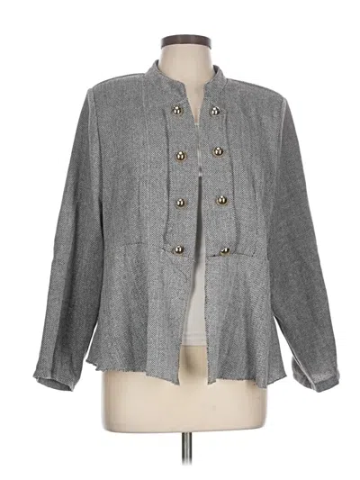 Pre-owned Shein Curve Cardigan Sweater In Gray