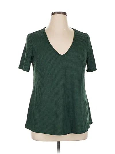 Pre-owned Shein Curve Cardigan Sweater In Green