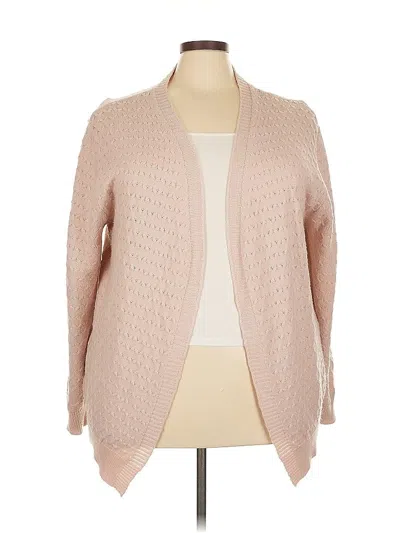 Pre-owned Shein Curve Cardigan Sweater In Pink