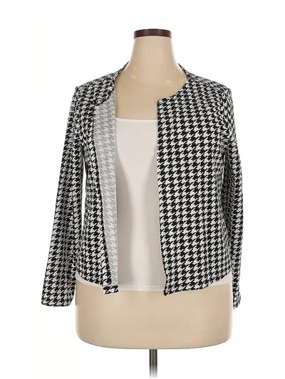 Pre-owned Shein Curve Cardigan Sweater In Silver