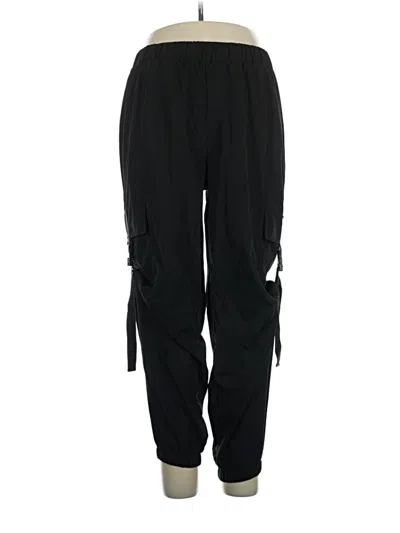 Pre-owned Shein Curve Cargo Pants In Black