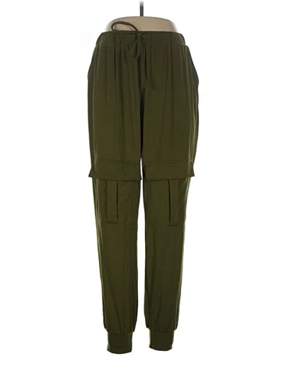 Pre-owned Shein Curve Cargo Pants In Green
