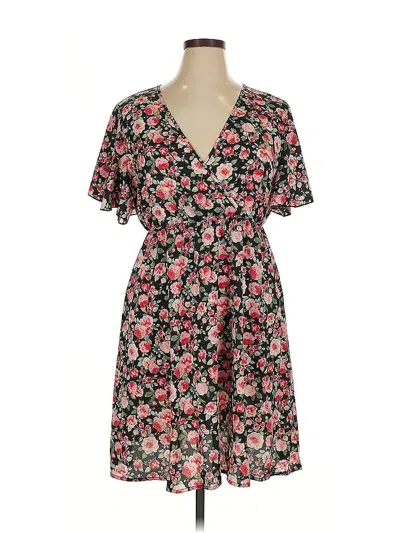 Pre-owned Shein Curve Casual Dress In Black