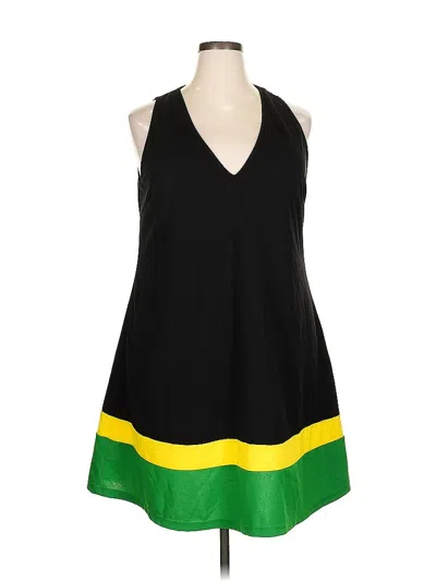 Pre-owned Shein Curve Casual Dress In Black