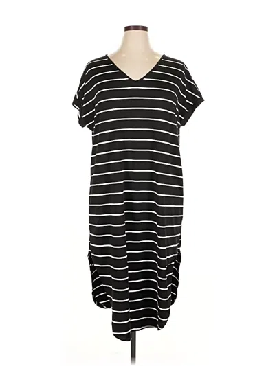 Pre-owned Shein Curve Casual Dress In Black