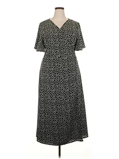 Pre-owned Shein Curve Casual Dress In Black