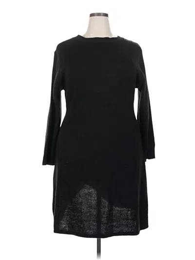 Pre-owned Shein Curve Casual Dress In Black