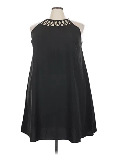 Pre-owned Shein Curve Casual Dress In Black