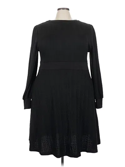 Pre-owned Shein Curve Casual Dress In Black