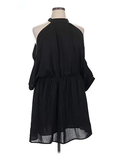 Pre-owned Shein Curve Casual Dress In Black