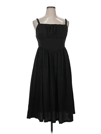 Pre-owned Shein Curve Casual Dress In Black