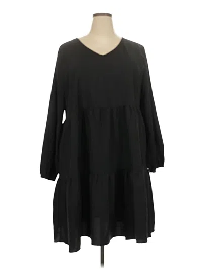Pre-owned Shein Curve Casual Dress In Black