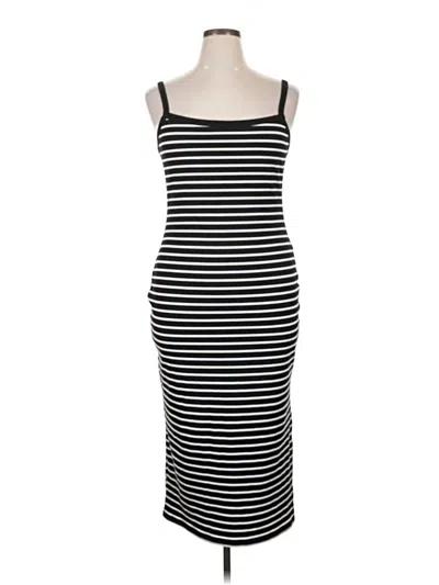 Pre-owned Shein Curve Casual Dress In Black
