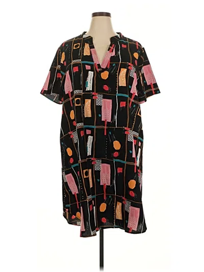 Pre-owned Shein Curve Casual Dress In Black