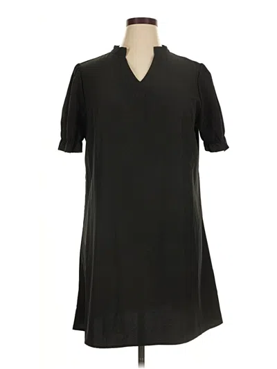 Pre-owned Shein Curve Casual Dress In Black