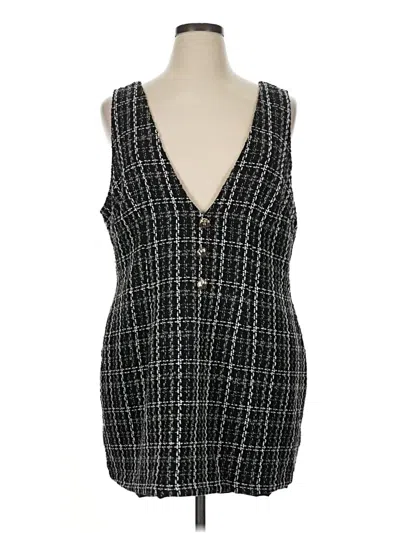 Pre-owned Shein Curve Casual Dress In Black