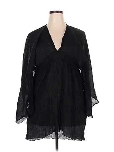 Pre-owned Shein Curve Casual Dress In Black