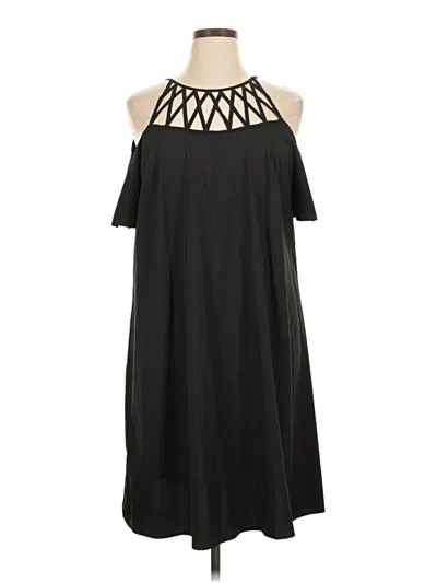 Pre-owned Shein Curve Casual Dress In Black