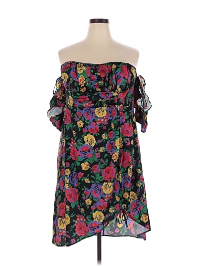 Pre-owned Shein Curve Casual Dress In Black