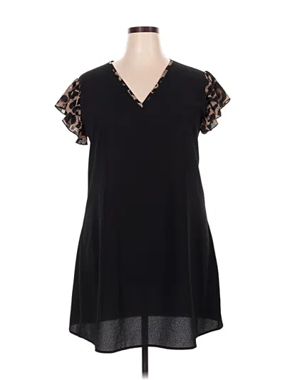 Pre-owned Shein Curve Casual Dress In Black