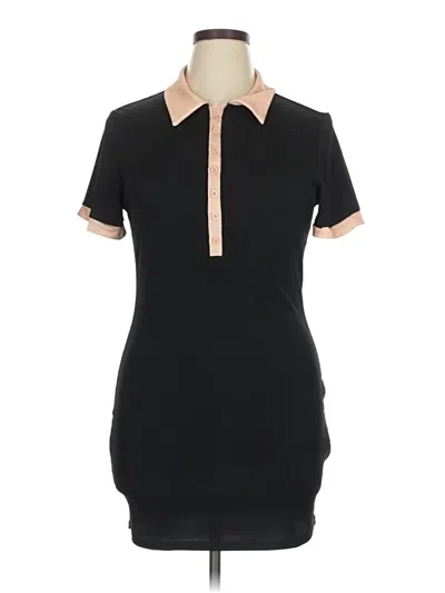 Pre-owned Shein Curve Casual Dress In Black