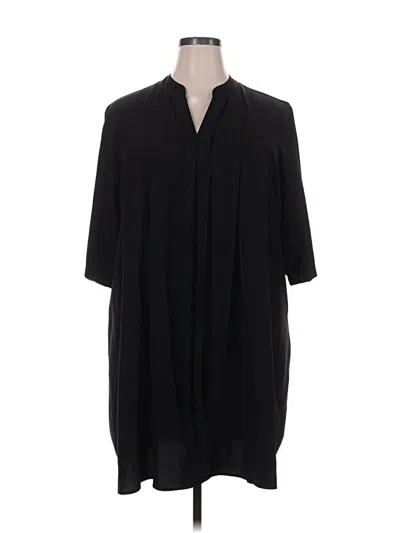 Pre-owned Shein Curve Casual Dress In Black