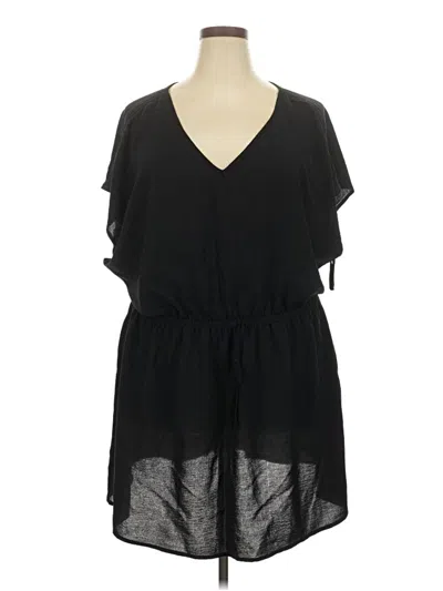 Pre-owned Shein Curve Casual Dress In Black