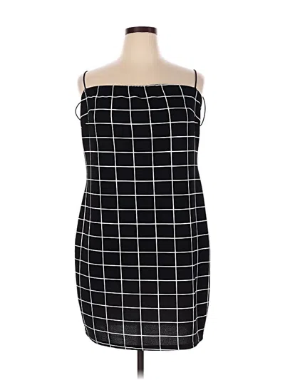 Pre-owned Shein Curve Casual Dress In Black