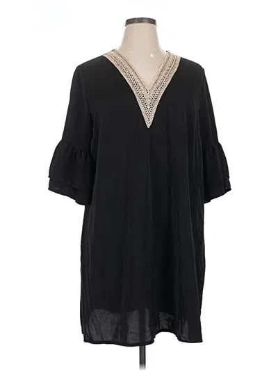 Pre-owned Shein Curve Casual Dress In Black
