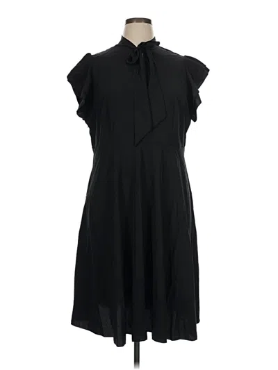 Pre-owned Shein Curve Casual Dress In Black