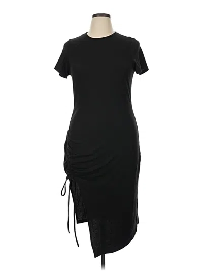 Pre-owned Shein Curve Casual Dress In Black