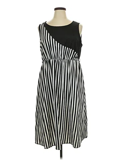 Pre-owned Shein Curve Casual Dress In Black