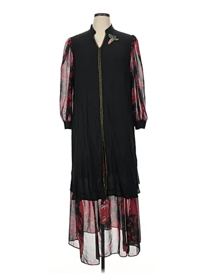 Pre-owned Shein Curve Casual Dress In Black