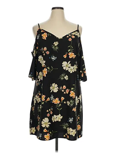 Pre-owned Shein Curve Casual Dress In Black