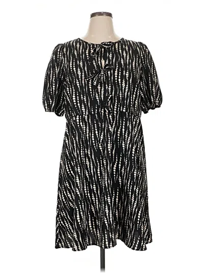 Pre-owned Shein Curve Casual Dress In Black