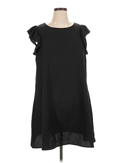 Pre-owned Shein Curve Casual Dress In Black