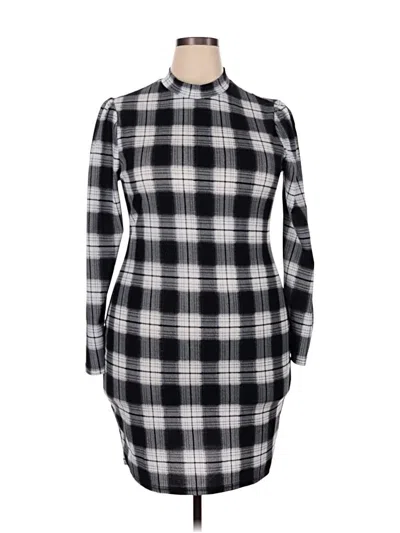Pre-owned Shein Curve Casual Dress In Black