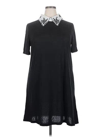 Pre-owned Shein Curve Casual Dress In Black