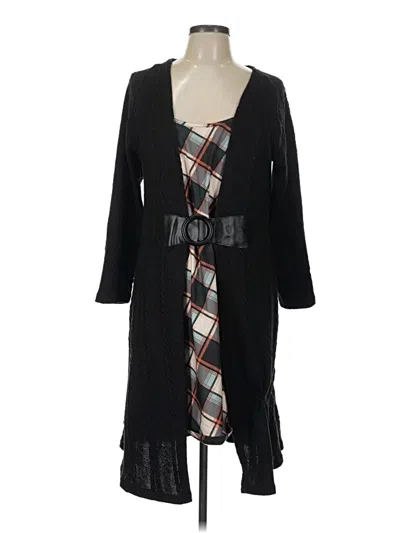 Pre-owned Shein Curve Casual Dress In Black