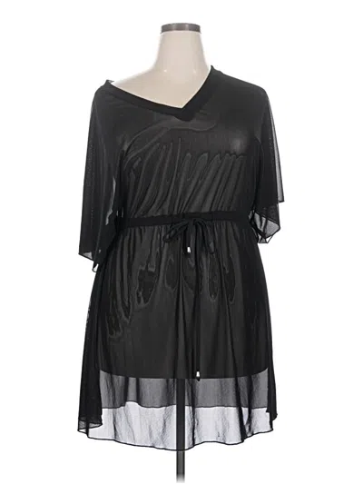 Pre-owned Shein Curve Casual Dress In Black