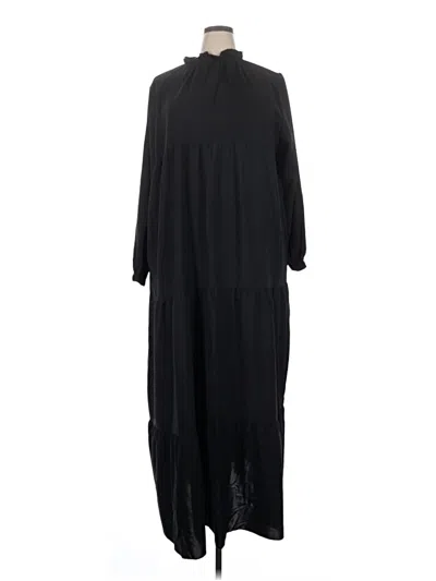 Pre-owned Shein Curve Casual Dress In Black