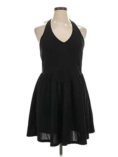 Pre-owned Shein Curve Casual Dress In Black