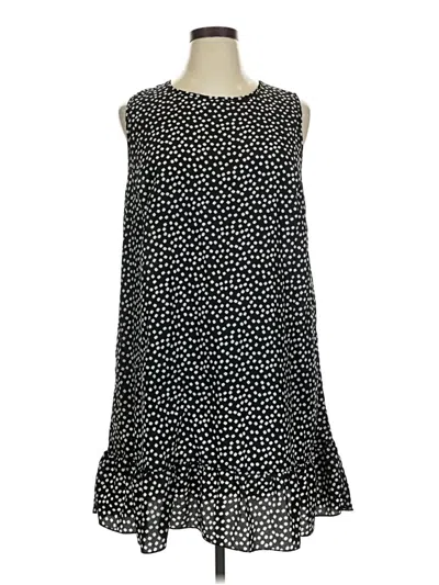 Pre-owned Shein Curve Casual Dress In Black
