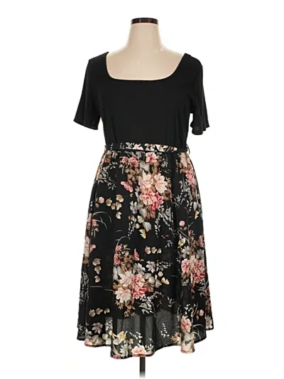 Pre-owned Shein Curve Casual Dress In Black