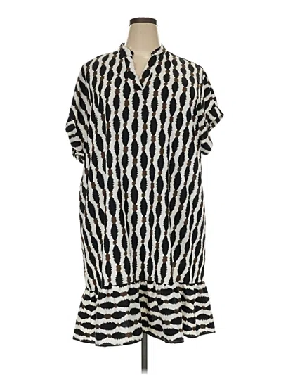 Pre-owned Shein Curve Casual Dress In Black