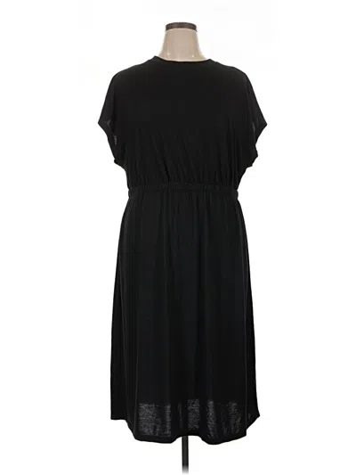 Pre-owned Shein Curve Casual Dress In Black