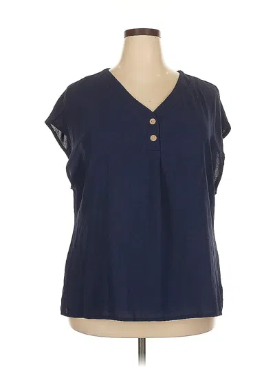 Pre-owned Shein Curve Casual Dress In Blue