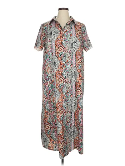 Pre-owned Shein Curve Casual Dress In Blue